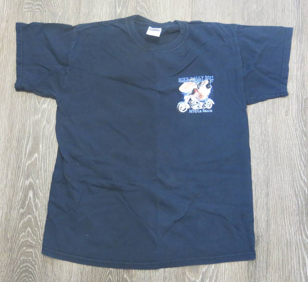 HARLEY DAVIDSON MOTORCYCLE T Shirt  Size M Myrtle Beach 2011 Bike Rally Wolf